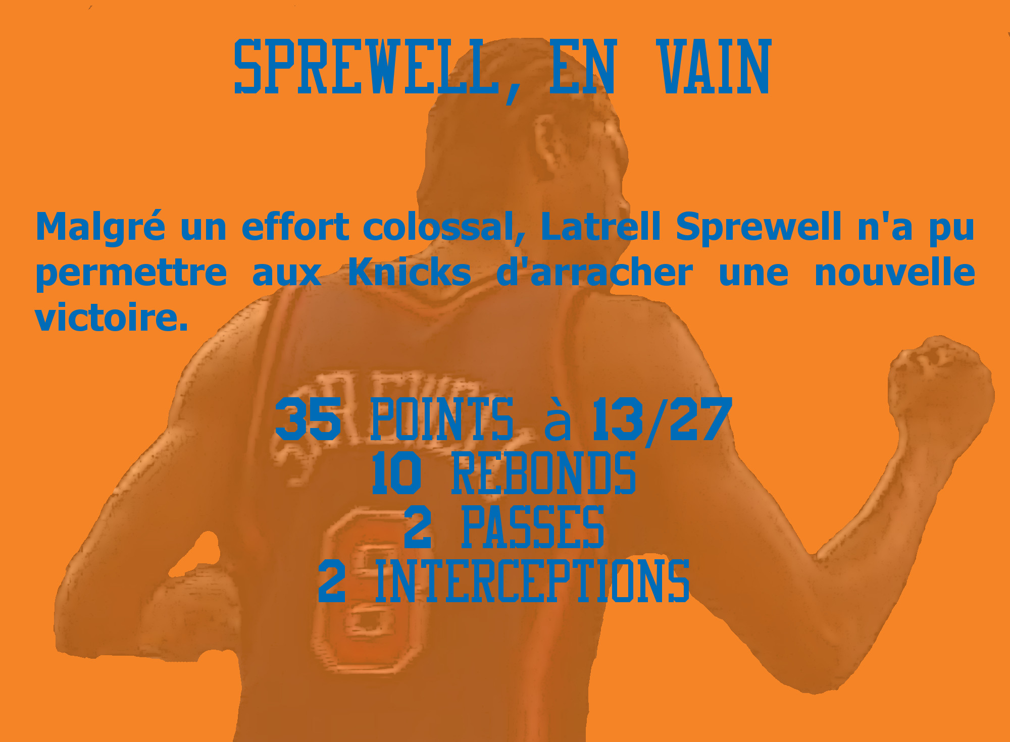 Latrell Sprewell Game 5 Knicks Spurs